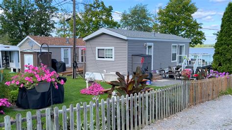 What A Mobile Home Park In Canada Looks Like Summer Cottage Canadian