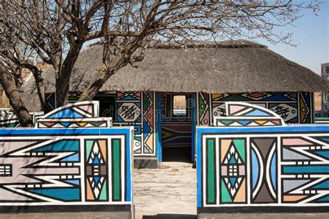 Ndebele Village South Africa Stock Photo Image Of Building