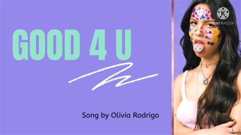 Olivia Rodrigo Good 4 U Lyrics 💜 Youtube