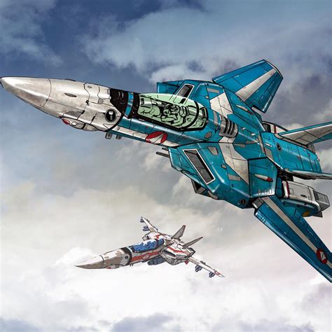 Safebooru Aircraft Airplane Choujikuu Yousai Macross Chrome Gear