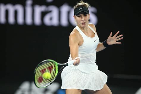 Am ende konnte belinda ihren ersten matchball zum 6:3 7:5 nutzen. BELINDA BENCIC at 2018 Australian Open Tennis Tournament ...