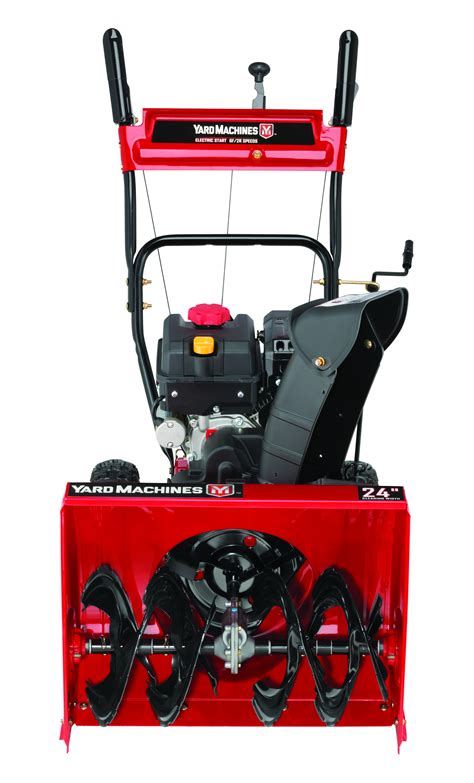 Yard Machines 24 Inch 208cc Two Stage Snow Thrower