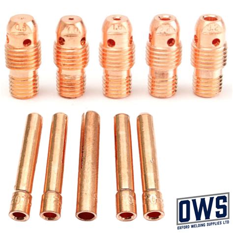 Collets Collet Bodys For WP9 WP20W Tig Welding Torches 5 X Collet