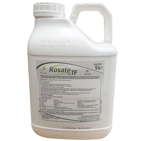 Rosate Rosate 360 Tf 5 Litre Glyphosate Weedkiller Gardenersdream