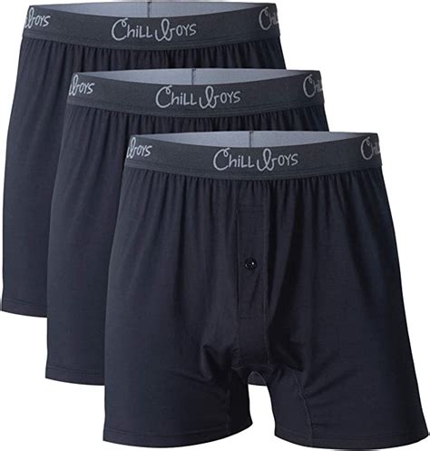 Chill Boys Soft Bamboo Mens Boxers 3 Pack Cool Comfortable Bamboo