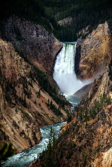 The Spectacular Grand Canyon Of The Yellowstone Just After A Morning