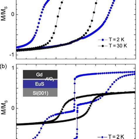 A Normalized Magnetization Curves Mm H Of A Gd15 Nmeus3