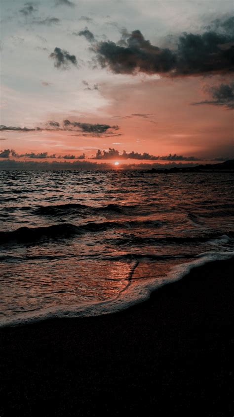 Lockscreens And Icons In 2020 Landscape Wallpaper Beach Sunset