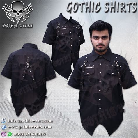 GOTHIC SHIRTS Artical No: GW-1705 Gothic Men Coats Gothic Women Coats Gothic Men Jackets Gothic ...