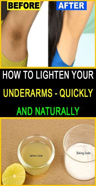 How To Lighten Your Underarms Quickly And Naturally Lightening Underarms Lightening Dark Armpits