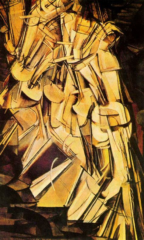 Desnudo Bajando Una Escalera 1912 Marcel Duchamp