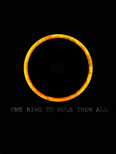 Lotr Poster One Ring To Rule Them All By Tooel On Deviantart