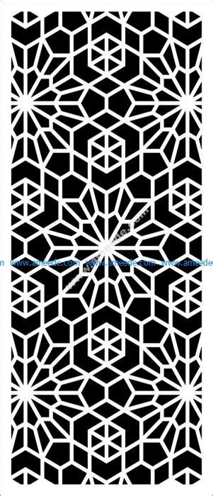 Black And White Geometric Pattern Download Vector