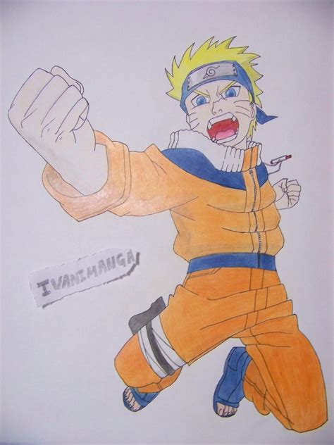 Naruto Made With Color Pencils By Ivanimanga On Deviantart