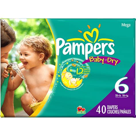 Pampers Baby Dry Size 6 Diapers 40 Ct Pack Shop Edwards Food Giant