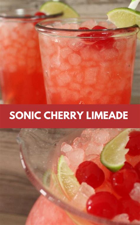 Cherry Limeade Recipe Drink Delicious