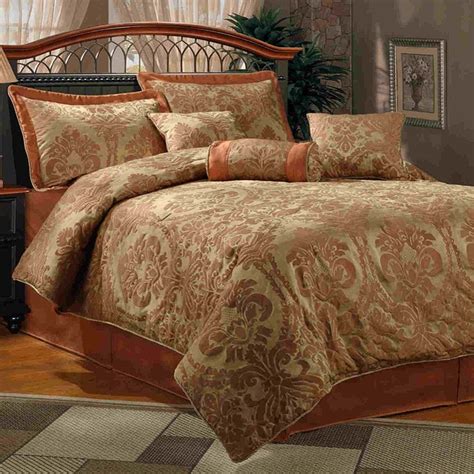 Halifax 7 Piece Rust Comforter Set Free Shipping Today Overstock