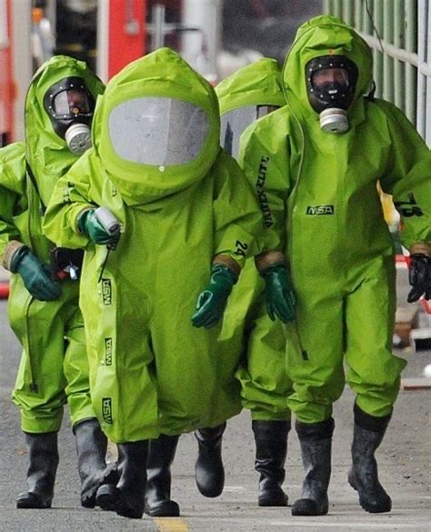 Guys In Level A Hazmat Suits