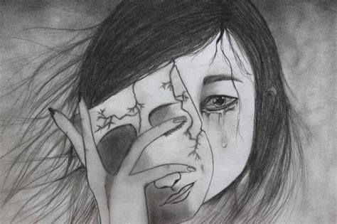 Obscure Sadness Drawing By Namrata Agarwal Saatchi Art