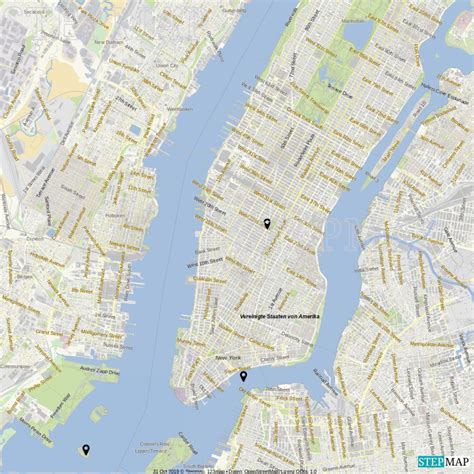Stepmap New York Landkarte Für Usa