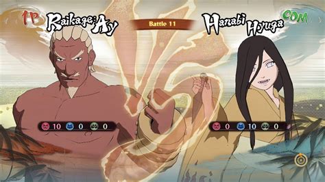 Naruto Shippuden Ultimate Ninja Storm 4 Raikage Ay Vs Hanabi Youtube