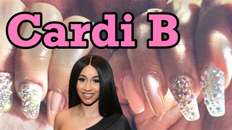 Cardi B Inspired Nails Youtube
