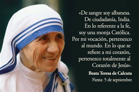 Citas Celebres De La Madre Teresa Madre Teresa Frases De La Madre