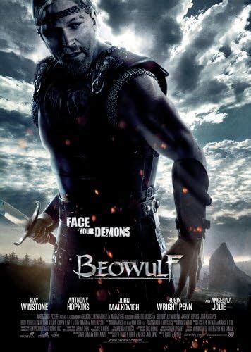 Amazon Beowulf Poster Movie Norwegian C X Angelina Jolie