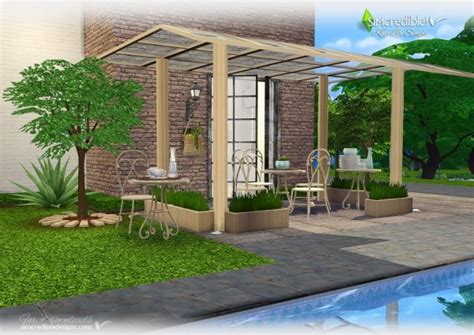 Simcredible Designs Keep Life Simple Outdoor • Sims 4 Downloads