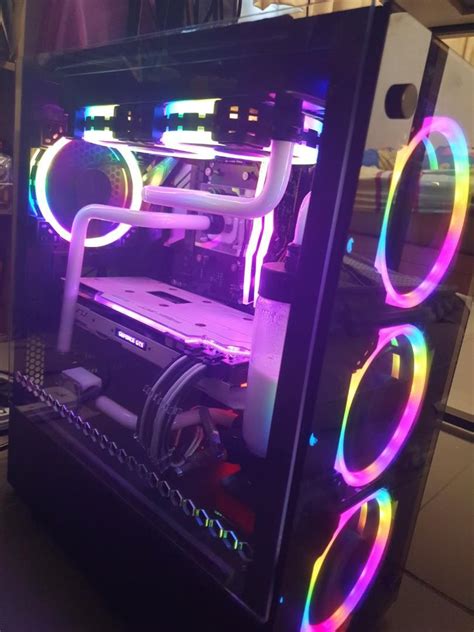 Custom Gaming Pc With Water Cooling Computers And Tech Parts