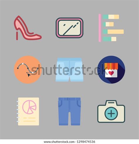 Fashion Icon Set Vector Set About Stock Vector Royalty Free