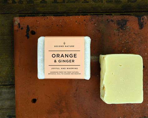 Orange And Ginger Handmade Soap By Second Nature Soaps Notonthehighstreet Com
