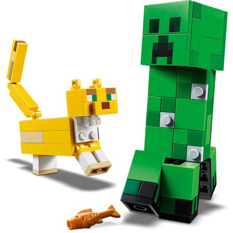 Lego Minecraft Bigfig Creeper Και Οσελότος 21156 Toys Shopgr