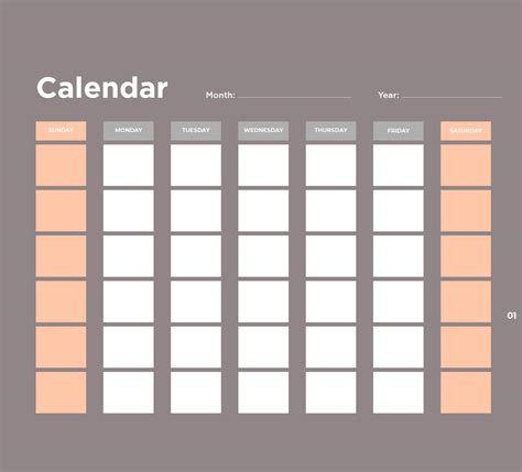 4 Best Images Of Blank 12 Month Calendar Printable Printable Blank