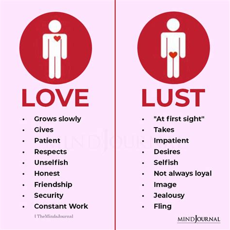 lust vs love interesting facts the minds journal