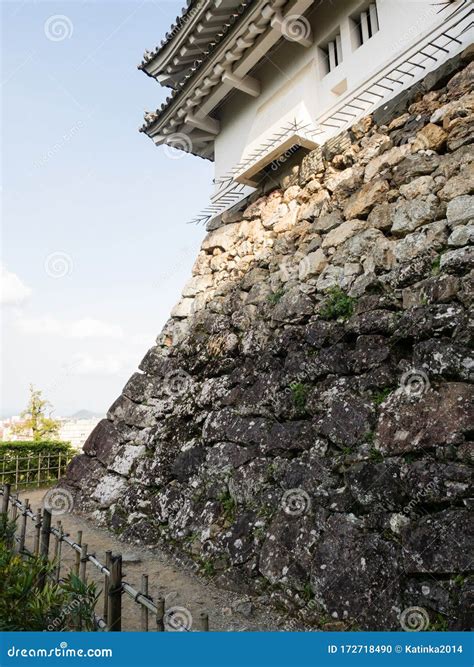 The Walls Of Kochi Castle One Of The 12 Original Edo Period Castles Of