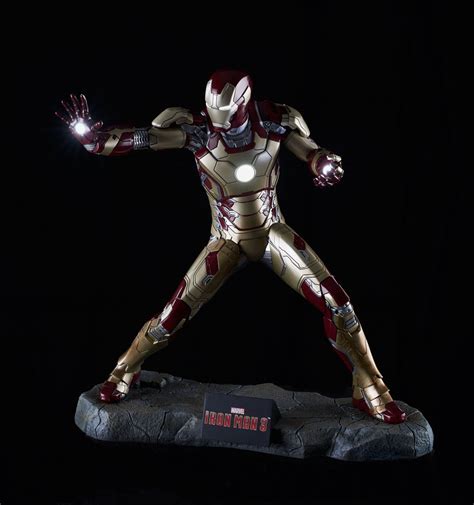 Iron Man Mark Xlii Statue Iron Man 3 52 Cm Blacksbricks