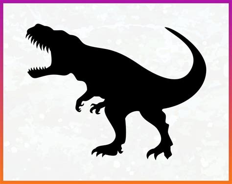 Png Eps Vector Dinosaur Svg T Rex Svg T Rex Clipart T Rex Cut Files For