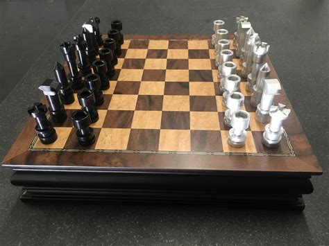 You should have 8 pawns. CNC Chess Set with Wood Board Inlaid Chess Cabinet with Drawer - Rise Up Industries