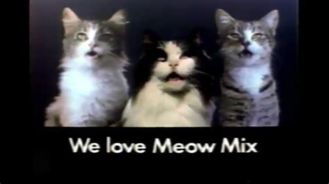 The meow mix theme was written by shelley palmer in 1970 and performed by a singing cat. Meow Mix Meow Tones Purina Singing Cat Food TV Commercial ...