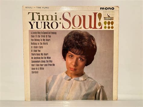Timi Yuro Soul Genre Pop Vinyl Lp 12 Record Vintage Music Etsy