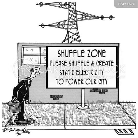 Electricity Safety Cartoon