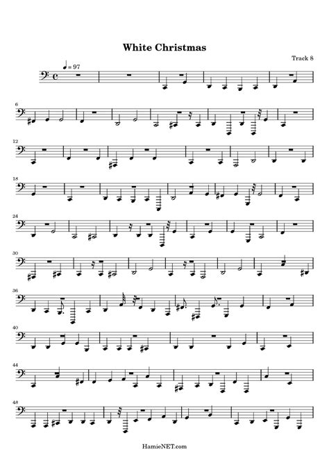 Score,sheet music single sheet music by irving berlin : White Christmas Sheet Music - White Christmas Score ...