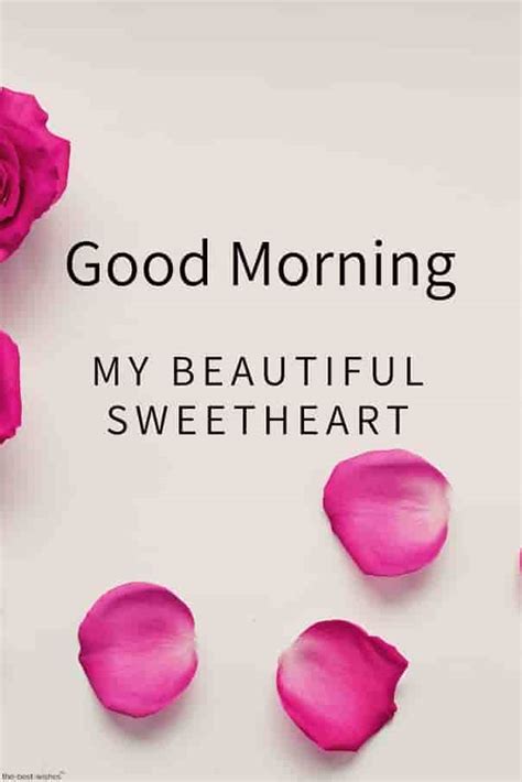 Good Morning My Beautiful Sweetheart Hd Image Cute Good Morning