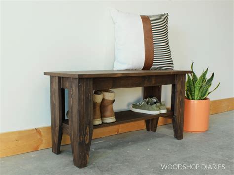 How To Build A Rustic Diy Bench Makebyme