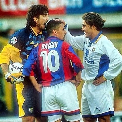 Born into a family of athletes, he soon found himself loving football! Gianluigi 'Gigi' Buffon (Parma FC), Roberto Baggio ...