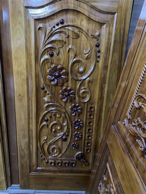 Unique Dove Wood Carving Pattern And Pinmahesh On Door Design Front