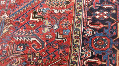 The key to coordinating two large floral pieces is balancing the design so your room doesn't look. Antique Persian Heriz Carpet | Eli Peer Oriental Rugs