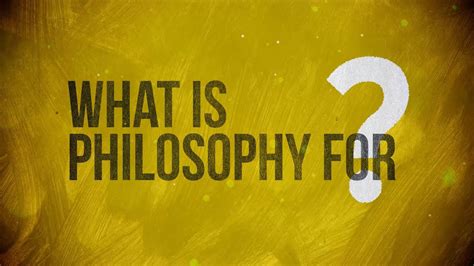 What Is Philosophy For Youtube