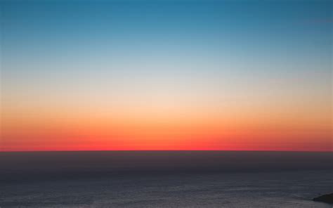 Wallpaper Horizon Sea Sunset Sky Hd Widescreen High